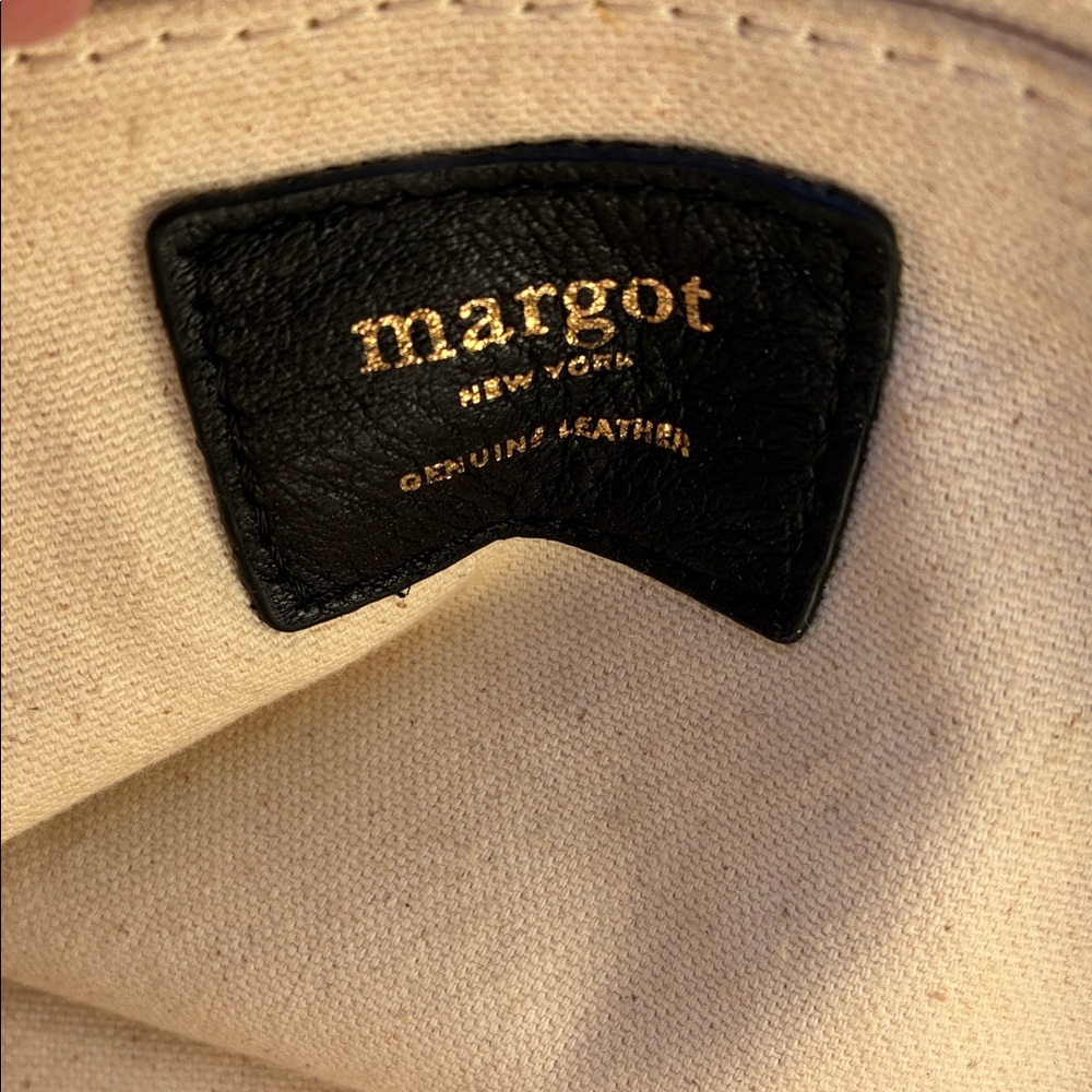 Margot Black Leather Mini Backpack - Picture 7 of 7